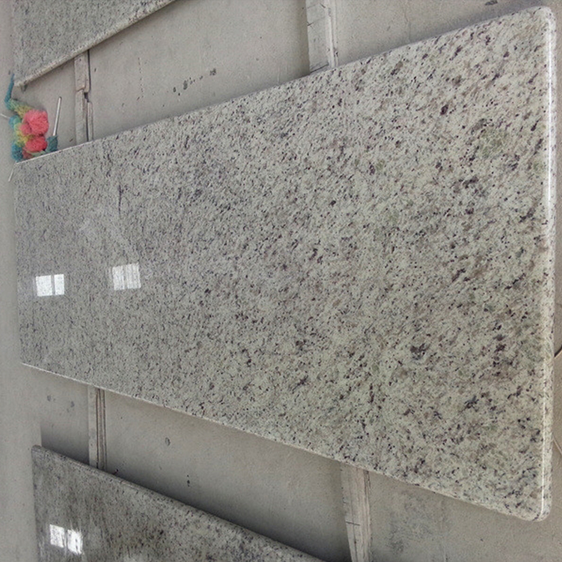 Popular White Rose Granite Countertop and Island Sino Top Stone