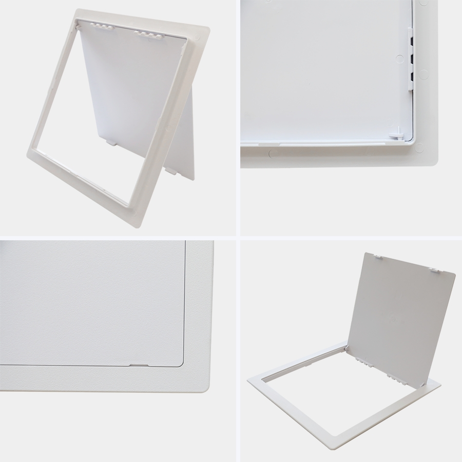 Durable Plastic Ceiling Access Hatch, White Plastic Maintenance Panel