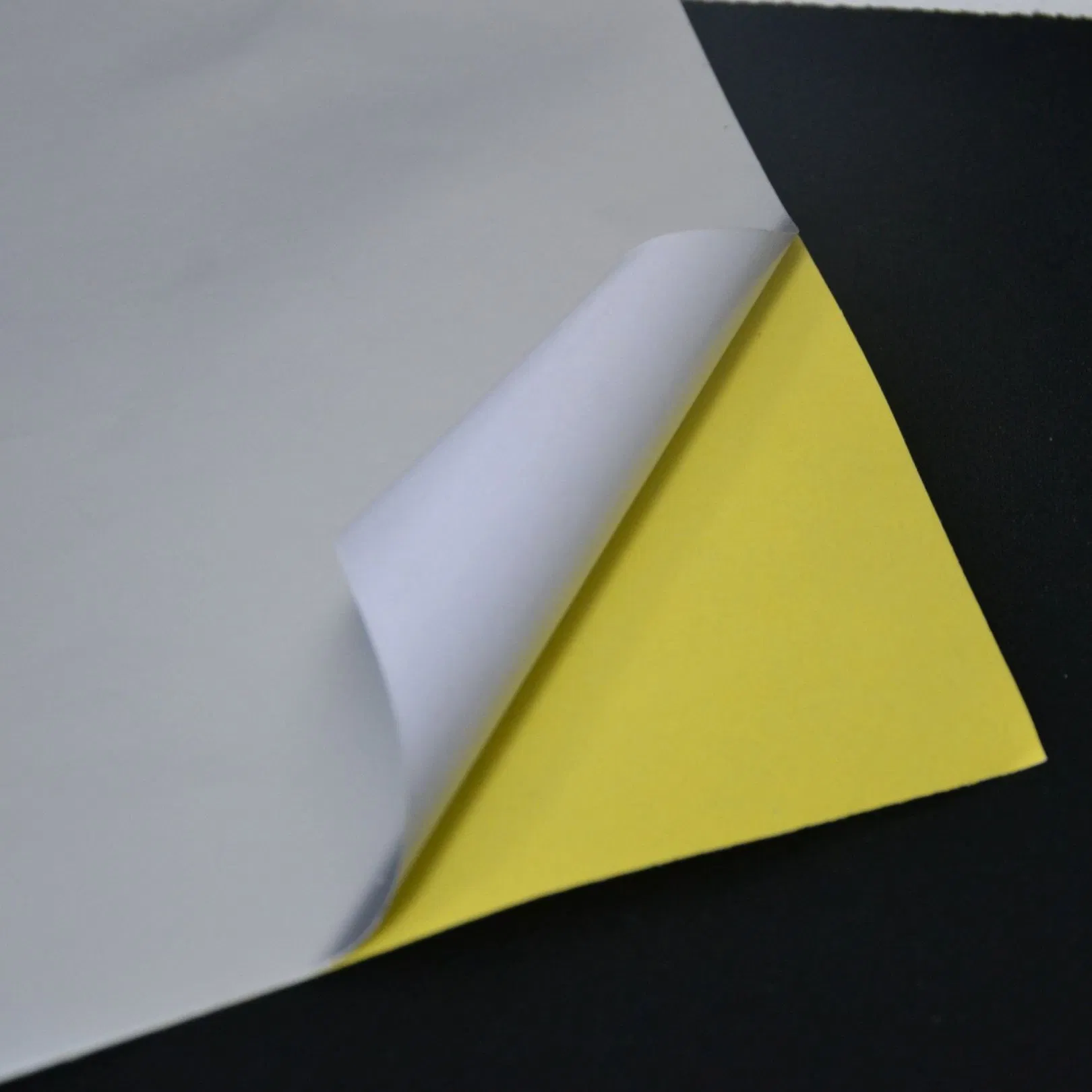 Self Adhesive Sticker Paper with Yellow Release Paper