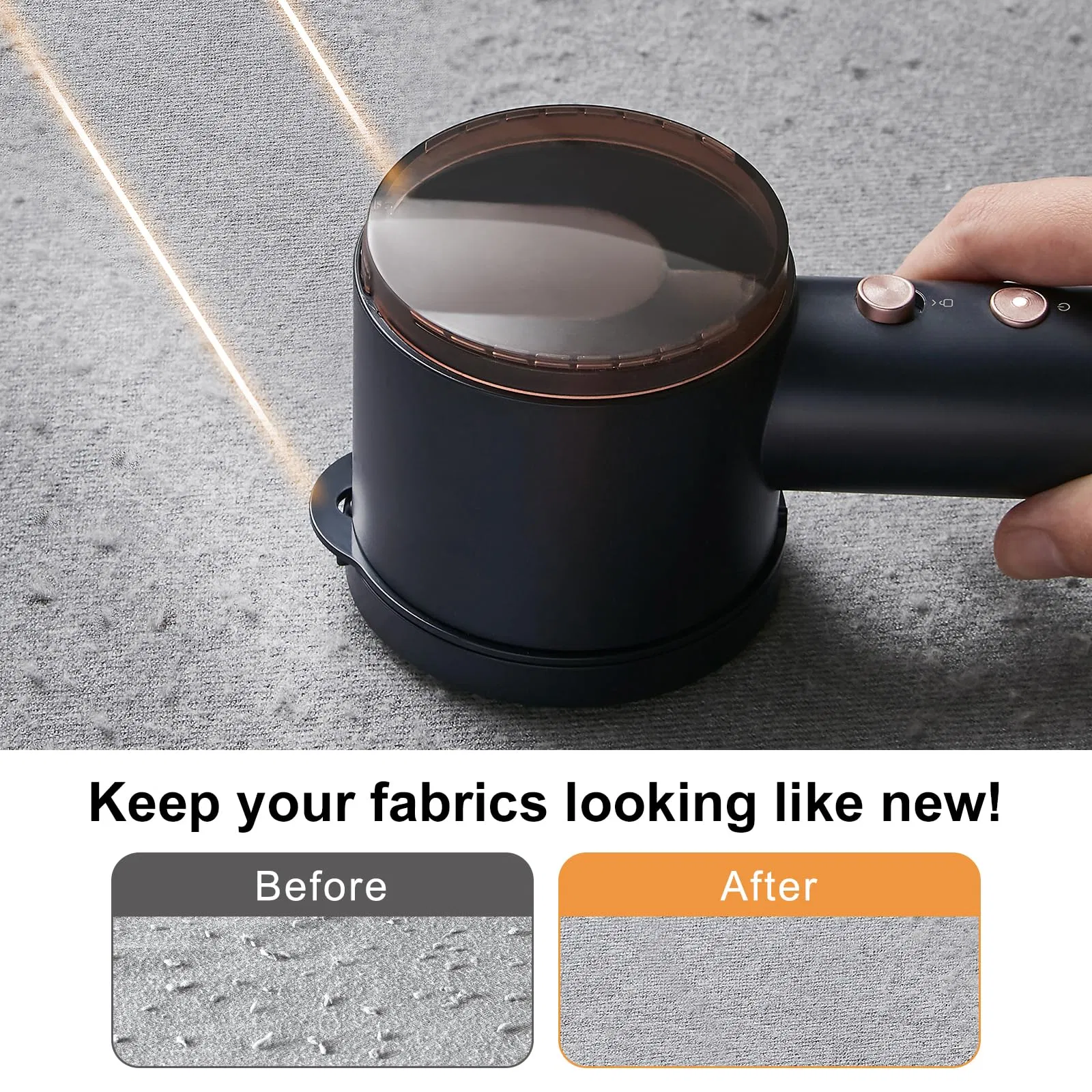 5-Gears 3-Blades USB-Electric Pills Fuzz Clothes Fabric Sweater Shaver Rechargeable Lint Remover