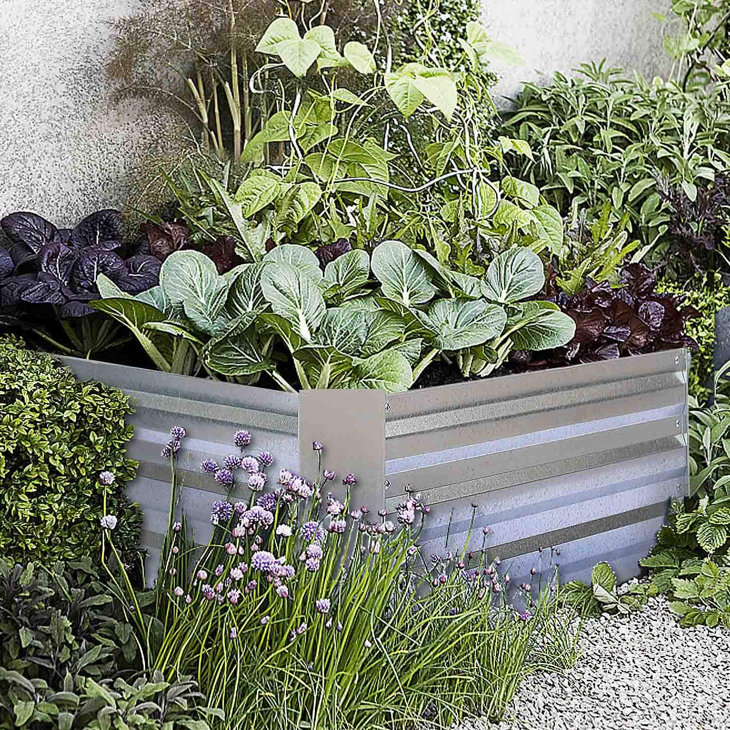 Грядка приподнятая оцинкованная сталь с поливом