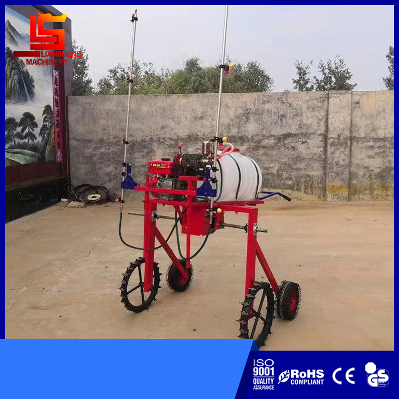 Gasoline Self-Propelled Boom Sprayer Small Agricultural Spraying Machine Wheat Rice Corn Crop Vegetables Fruit Tree Mist Sprayer