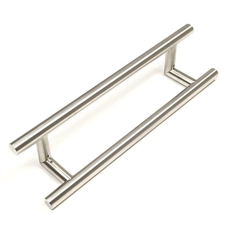 Modern H Shape Offset Stainless Steel Wood Glass Door Pull Handle for Main Door