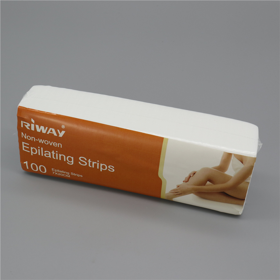 Wholesale Free Sample Spunlace Wax Strips Printable Box Packing Body Waxing Strips