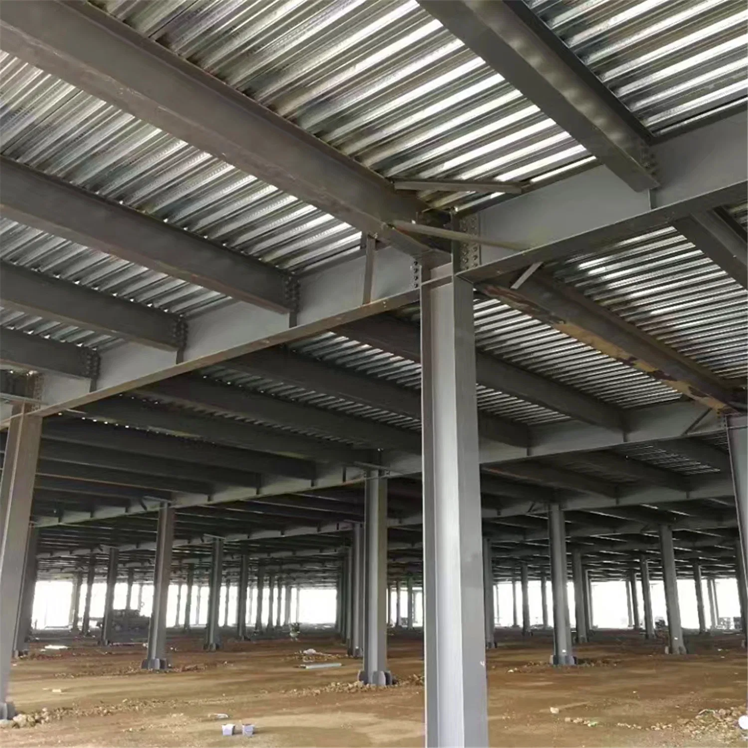Metal Construction Prefabricated Warehouse with H Column Beam