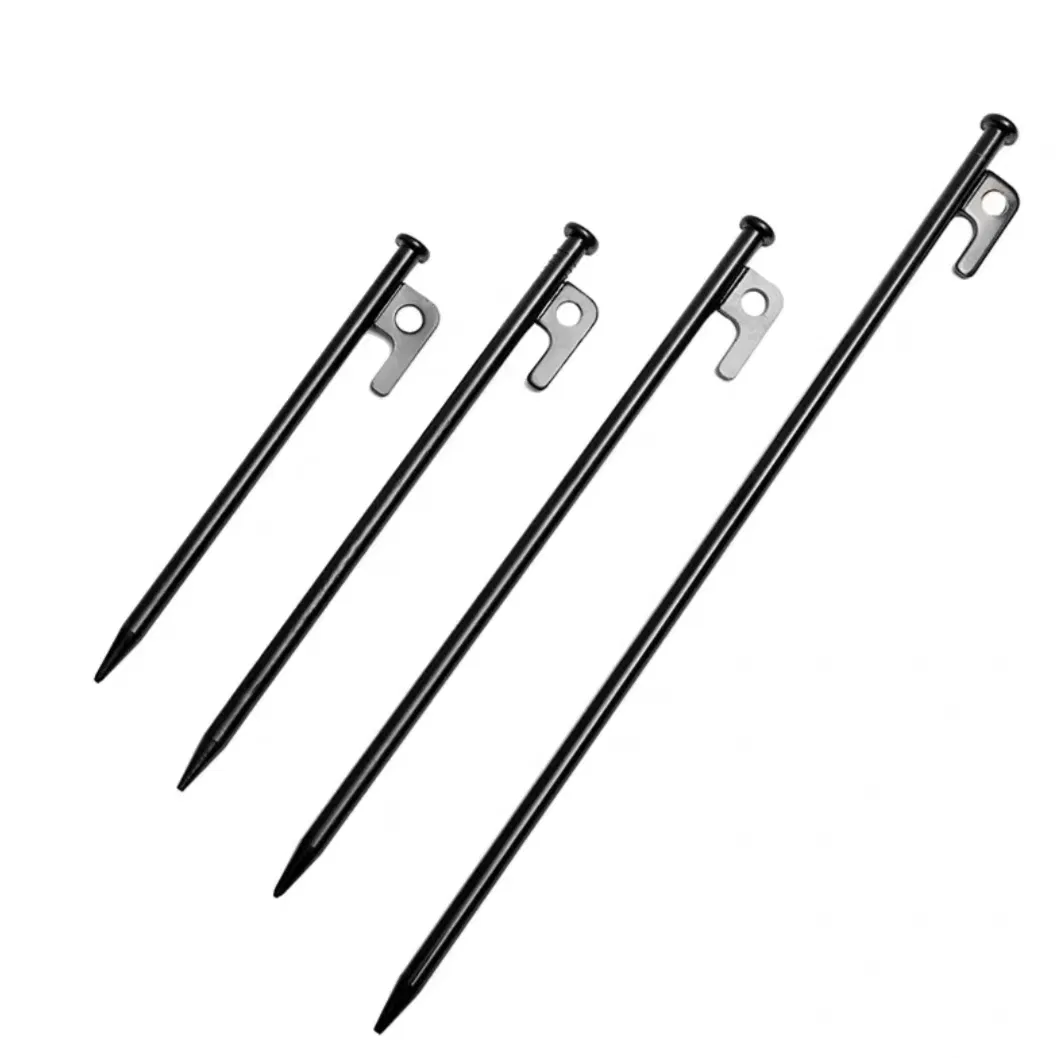 Peakpro Forged Steel Backpacking Alpine Tent Peg for Mountain Tents & Guy Lines