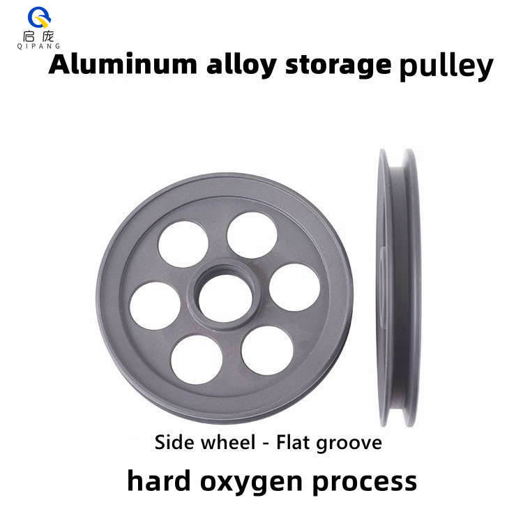 Od350mm Aluminum Spray Ceramic Guide Pulley Hard Oxidization Cable Guide Pulleys