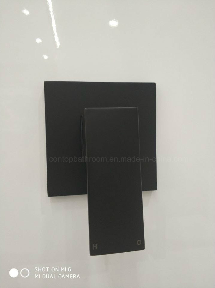 Смеситель для душа Matte Black с дождевой лейкой