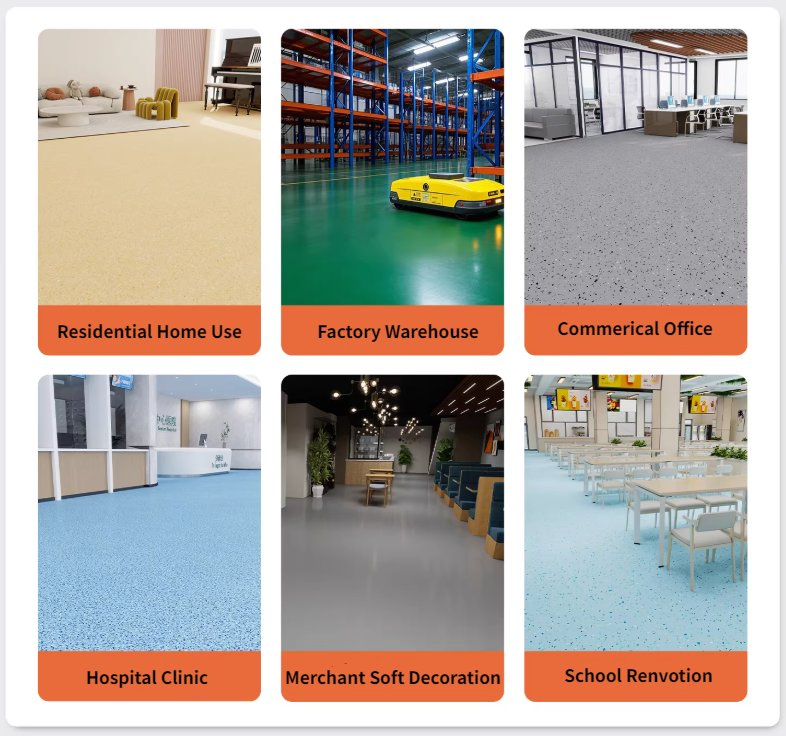 Самоклеящееся антистатическое ПВХ покрытие для пола