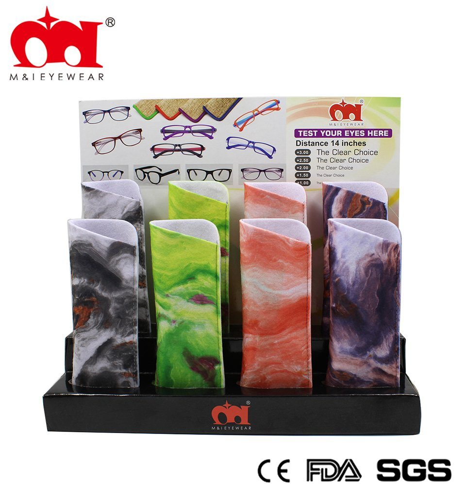 Stylish Reading Glasses and Eyeglasses Pouch with Paper Transfer (WRP902008)