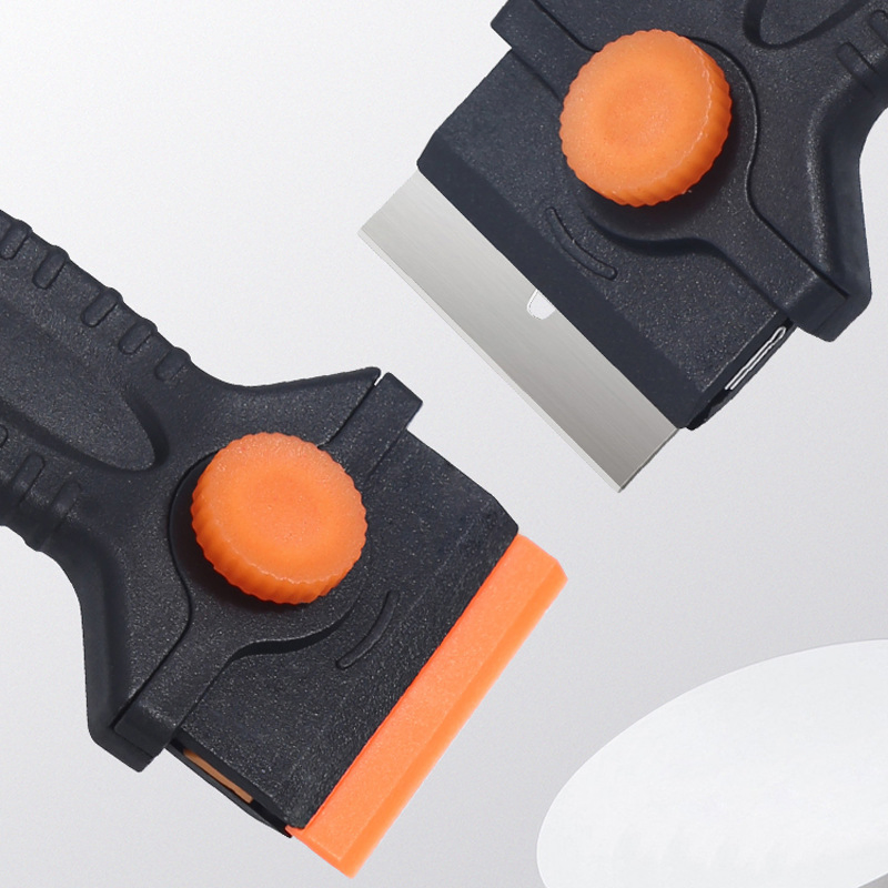 Hautine 110mm Plastic Razor Scraper with Metal and Plastic Blades
