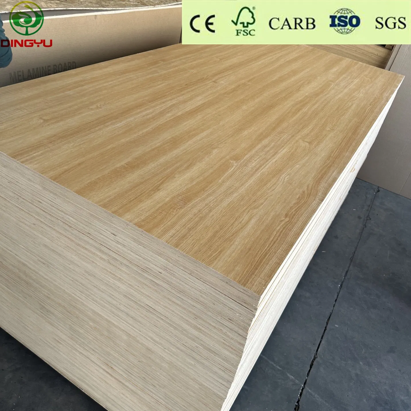 High Quality 18mm Melamine Laminated Plywood Sheet 4X8 with Cheap Price