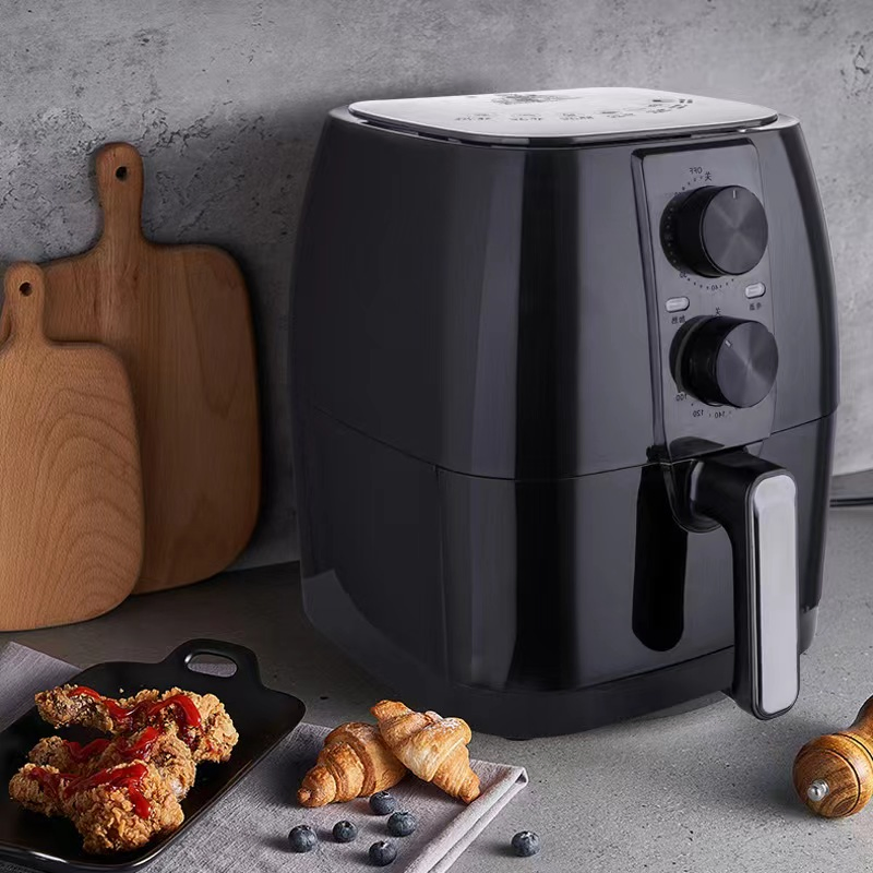 Low Cheap Price Mechanical Manual Air Fryer Manual Fryer Silver Crest Oven Airfryer Africa Ghana Nigeria Market Wholesale 6L Manual Air Fryer 8L