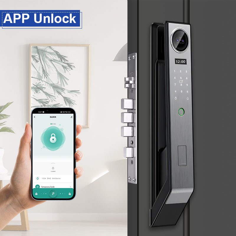 Factory Price Smart Locks Waterproof Fingerprint Recognition Biometric Door Lock