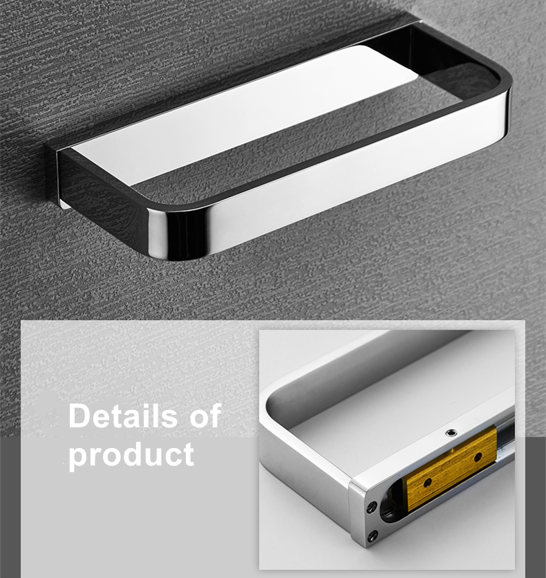 Кольцо для полотенец из латуни с хромированным покрытием