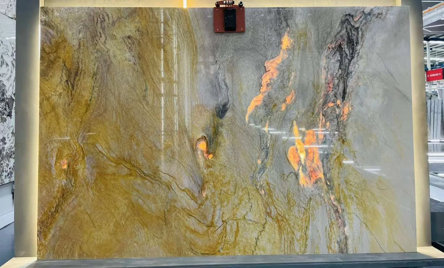 Brazil Luxury Stone Calacatta Macaubas Quartzite for Interior