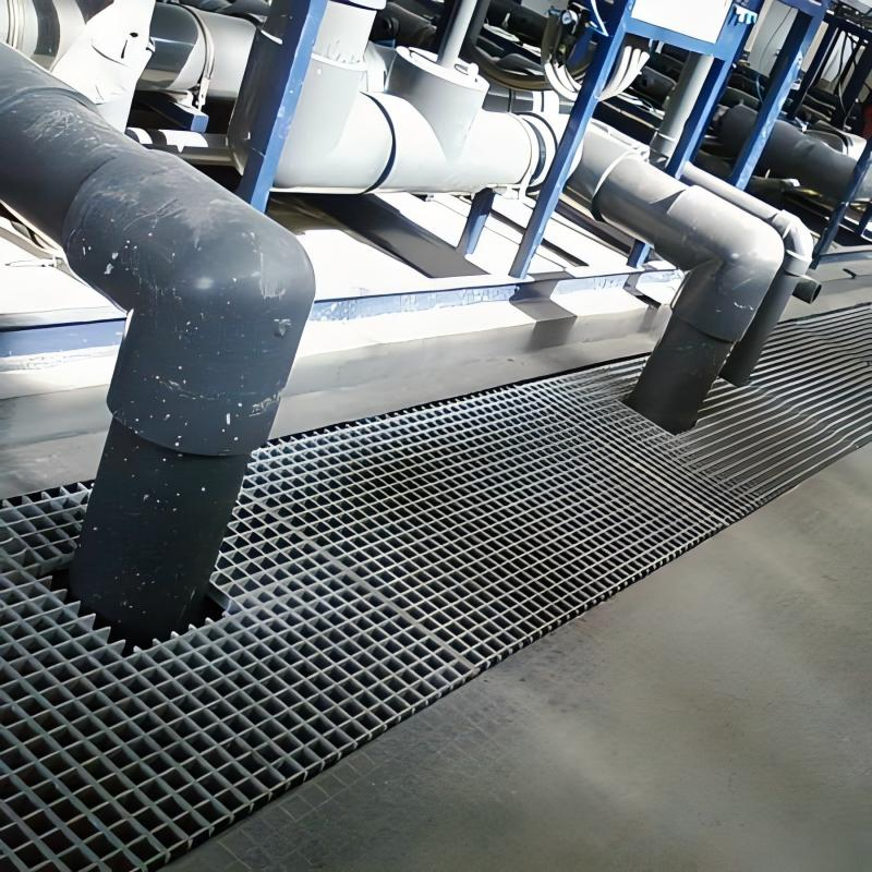 Support Customized Size/Color Durable FRP Pultrusion Grating Anti-Slip Floor Walkway for High-Performance Manhole Covers