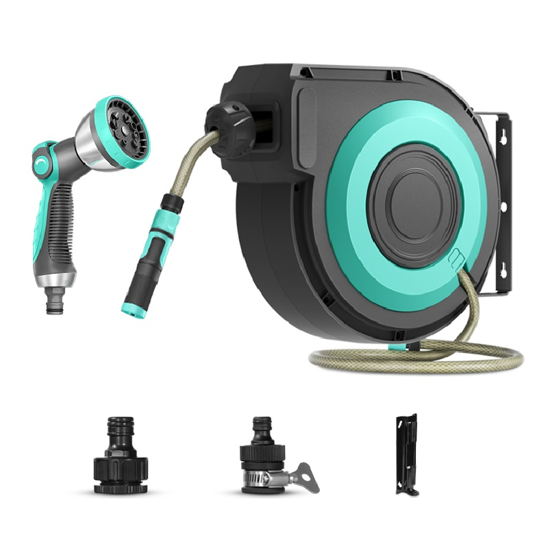 Coofix Retractable High Pressure Garden Hose Reel System