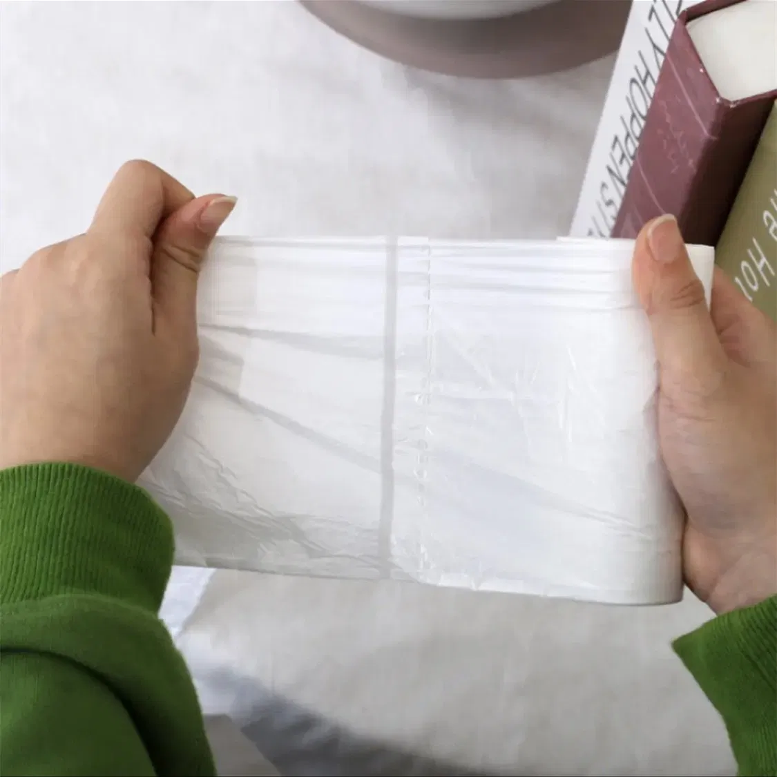 OEM Large Trash Bags with Drawstring Handle Factory Price