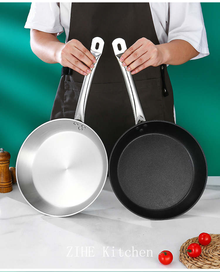 Flat Pancake Non Stick Commercial Frying Pan Large Kitchen Utensil