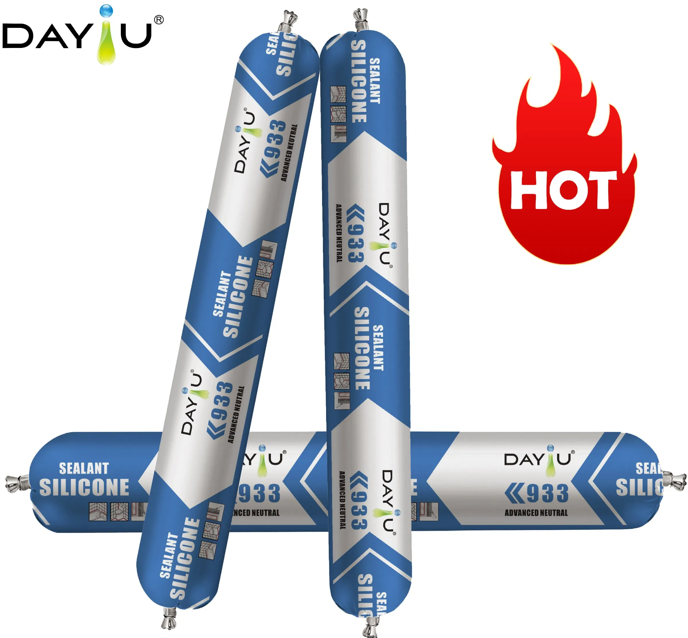 Neutral Cure UV Resistant PV Module Silicone Sealant for Junction Box Potting and Frame Sealing
