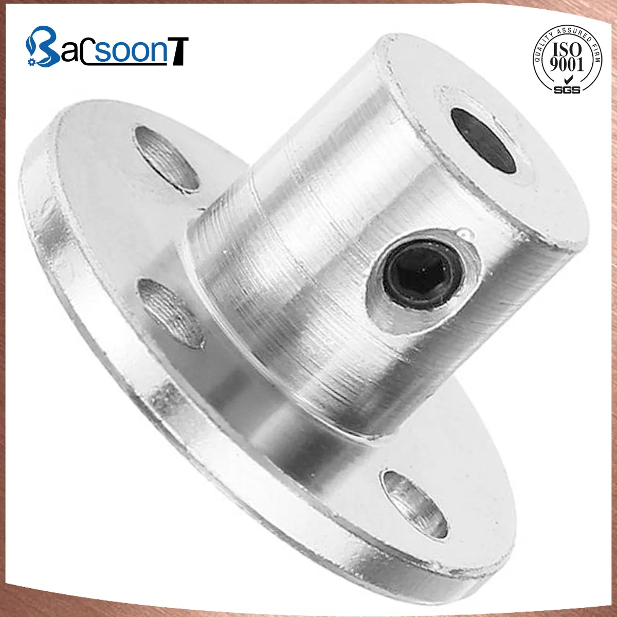 Customized Steel/Stainless Steel/Carbon Steel Lost Wax Casting/Precision Casting Kitchen Implements Steel Flange Coupling with Sandblasting/Machining