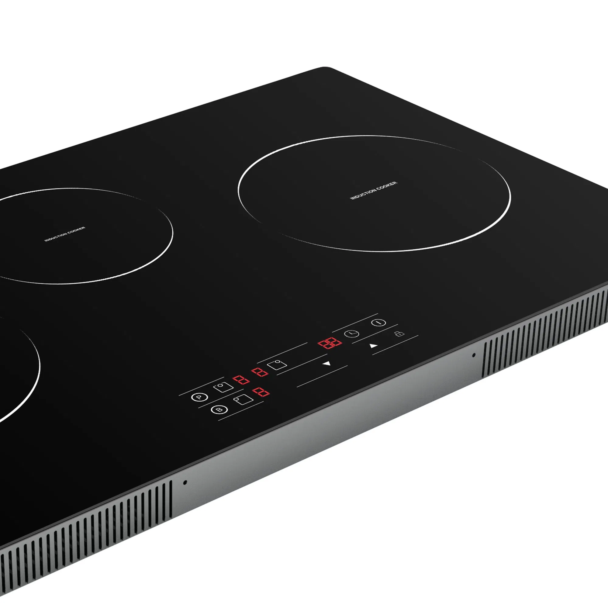 Versatile Electric Induction Cooktop with 3 Powerful Burners