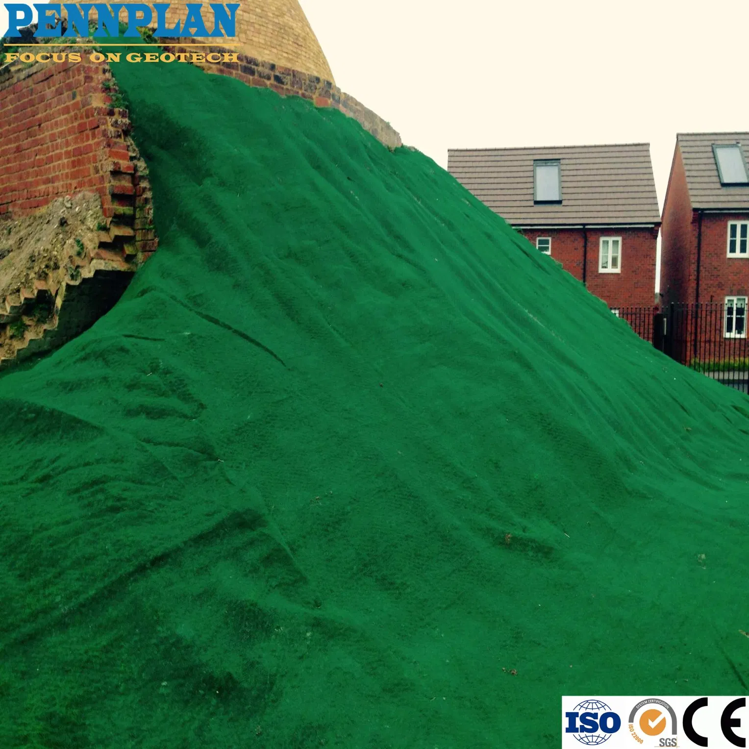 Lawn Coverage/Slope Protection/Three-Dimensional Geomat Ecological Vegetation Network