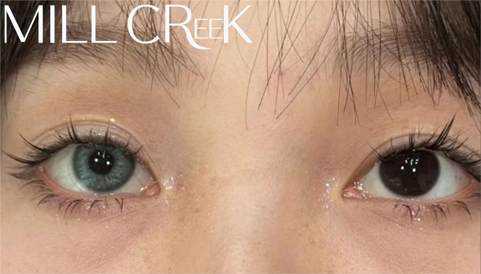 Mill Creek Color Contact Lens Monthly Cosmetics Soft Colored Eye Contacts Makeup Wholesale