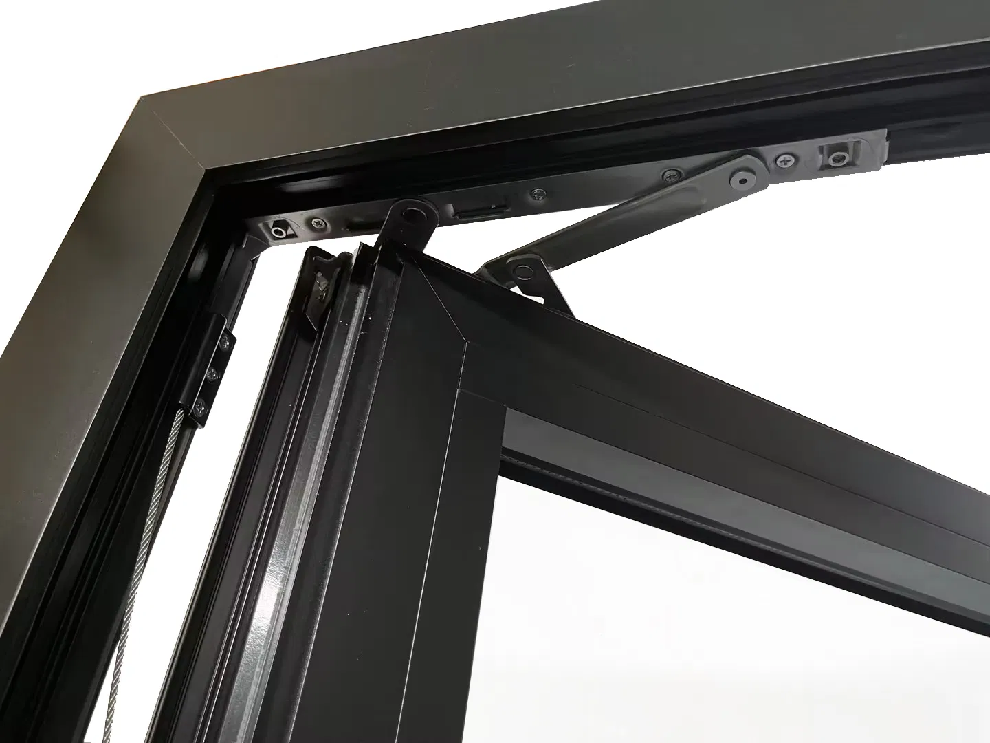 Penjoy Thermo Break Aluminum Triple Glazed Double out-Swing Windows