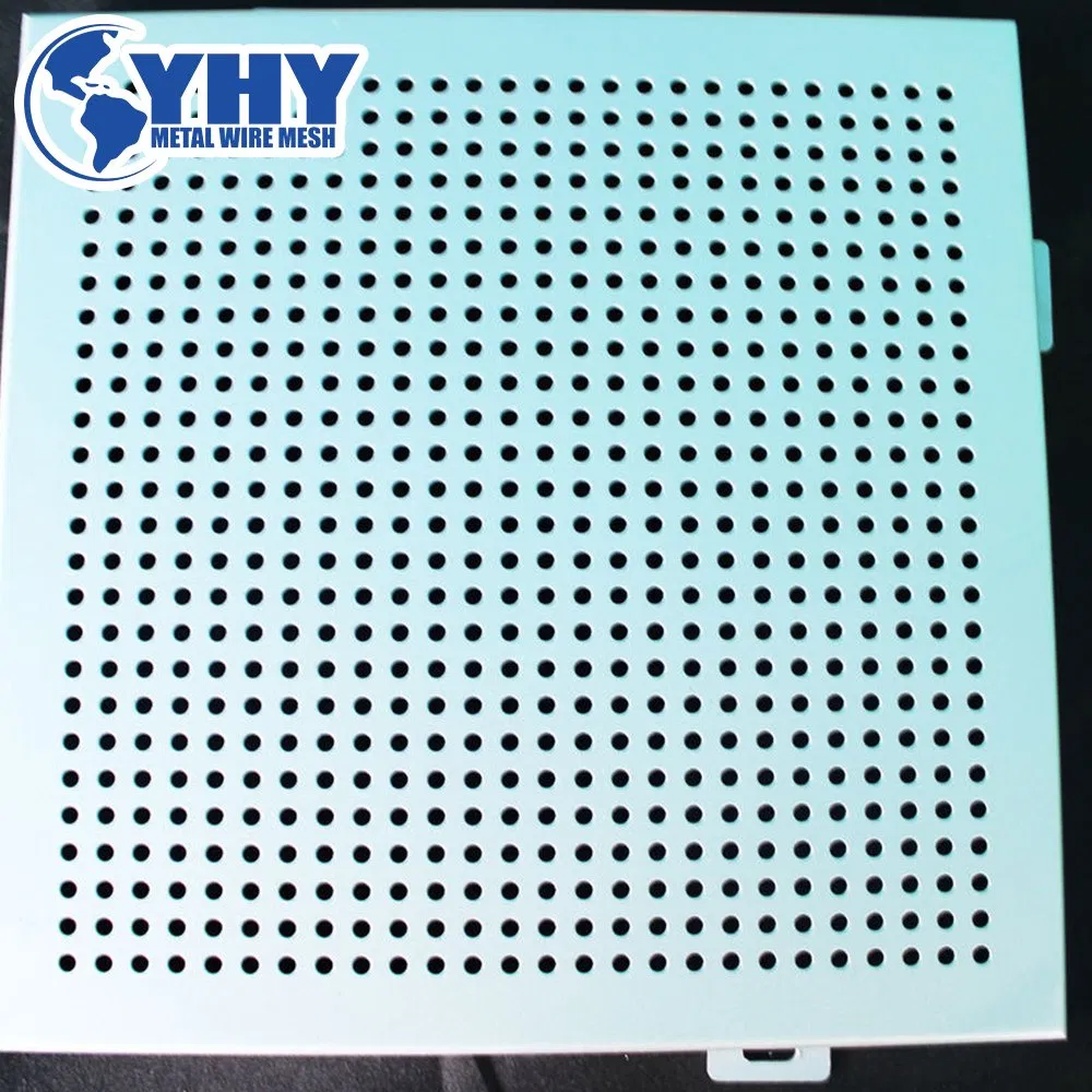 Interior Decorative Perforated Aluminum Metal Mesh Ceiling Tiles