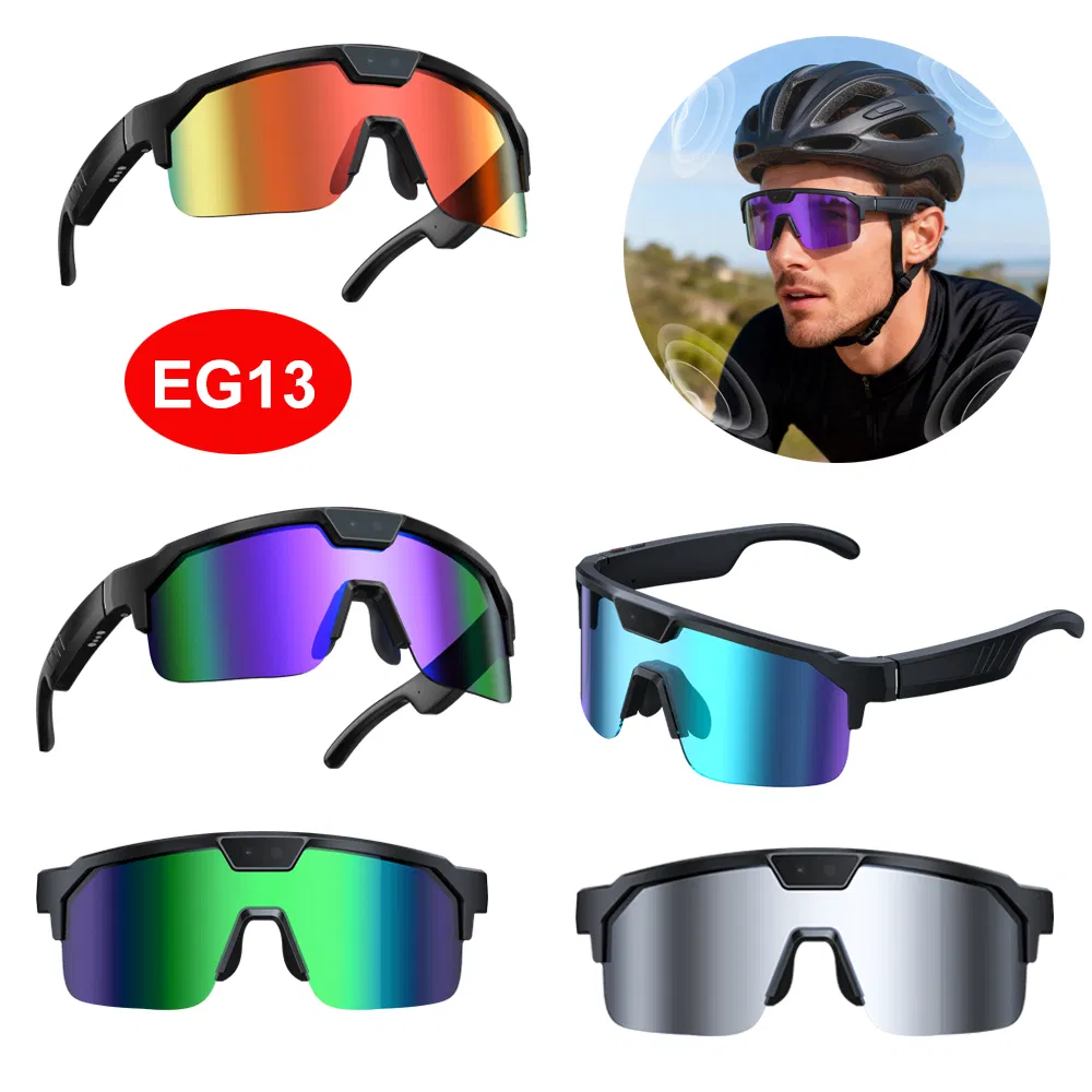 Умные очки EG13 с камерой 8 Мп, Bluetooth и AI-переводом