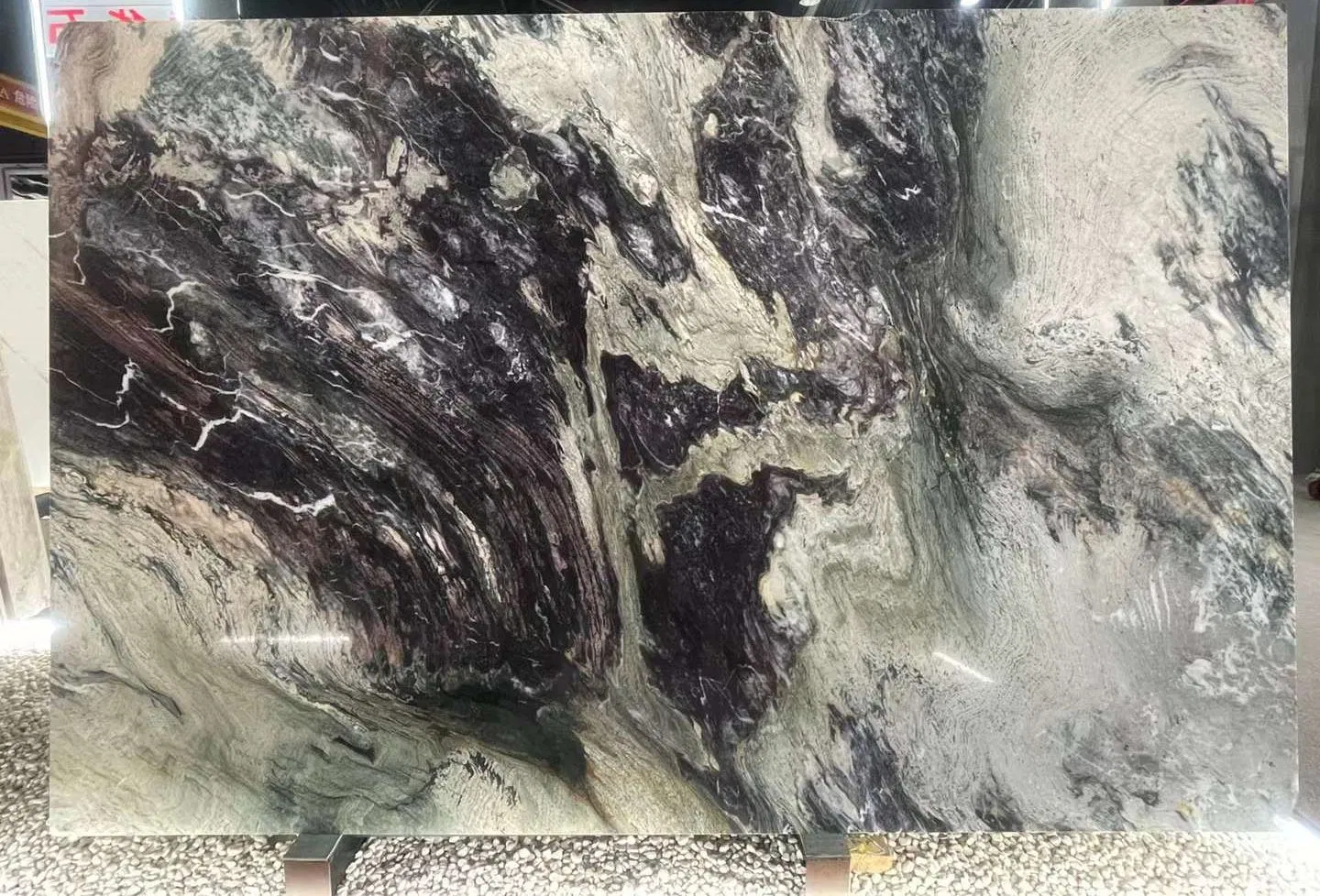 Luxury Stone Italy Polished Big Slab Popular Style