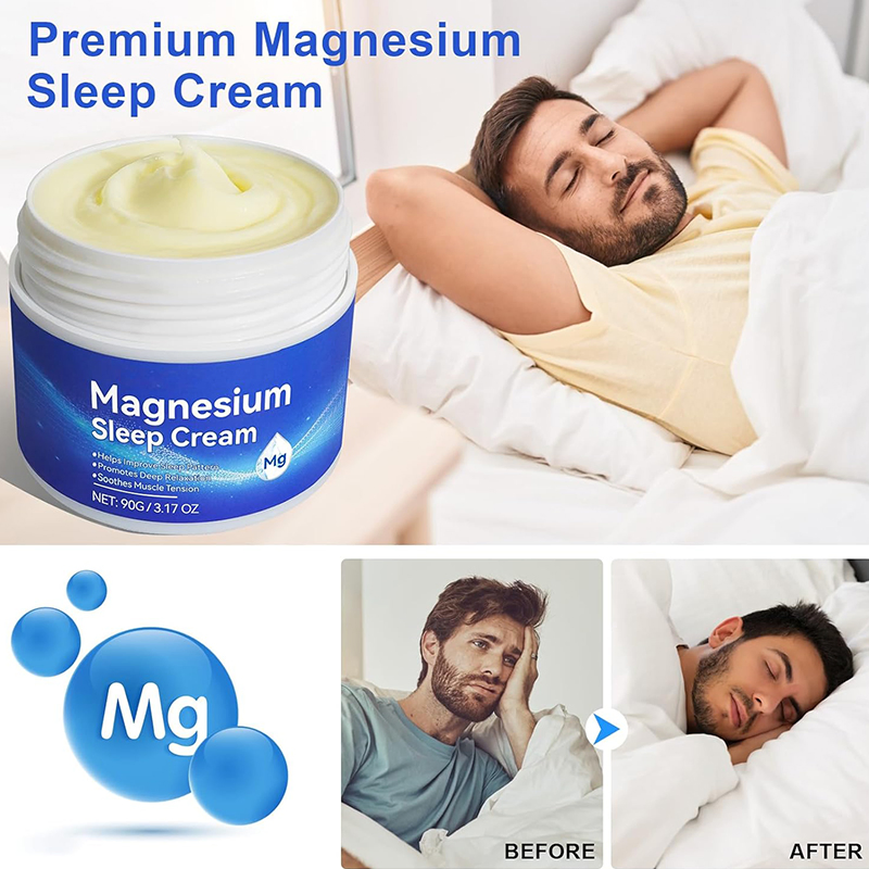 Private Premium Magnesium Cream Sleep Gentle to The Skin Magnesium Sleep Cream