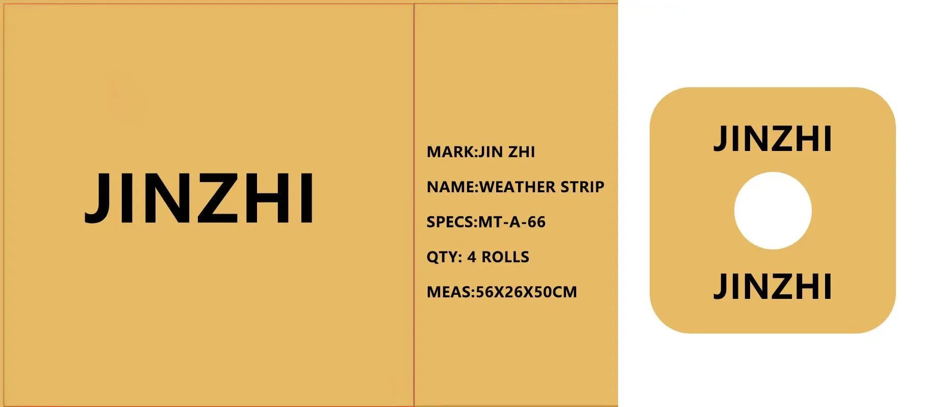 Water Proof Silicone Brush Seal/ Weather Strip with Fin/ Size 5X6s/6X6s for Windows and Doors