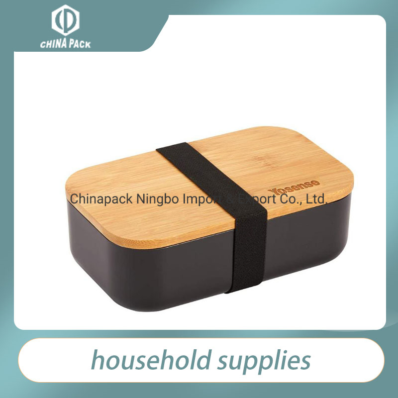 Plastic Lunchbox Bamboo Lid for Food Container Storage Container 2023