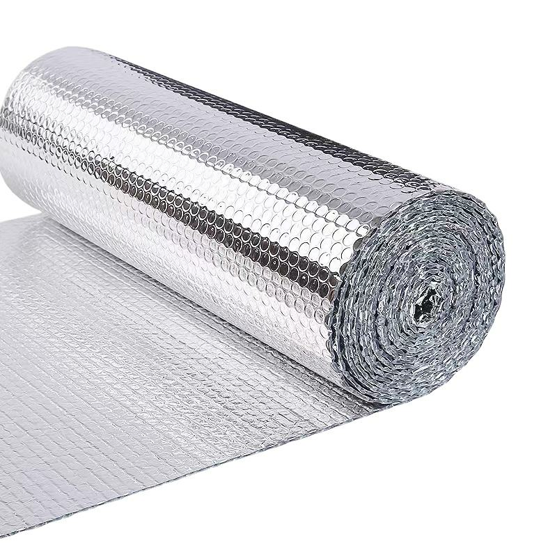 High R Valued Factory Double Bubble Reflective Foil Insulation 4 X 50 FT Roll Industrial Strength for Construction Material
