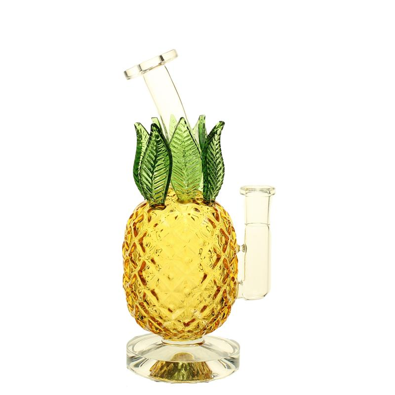 Colorful Pineapple Glass Water Pipe Smoking Pipe Factory Wholesale