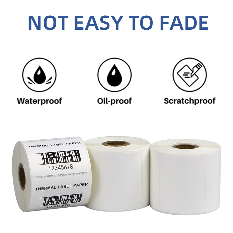 Premium Quality White Direct Thermal Barcode Label Rolls for Wholesale
