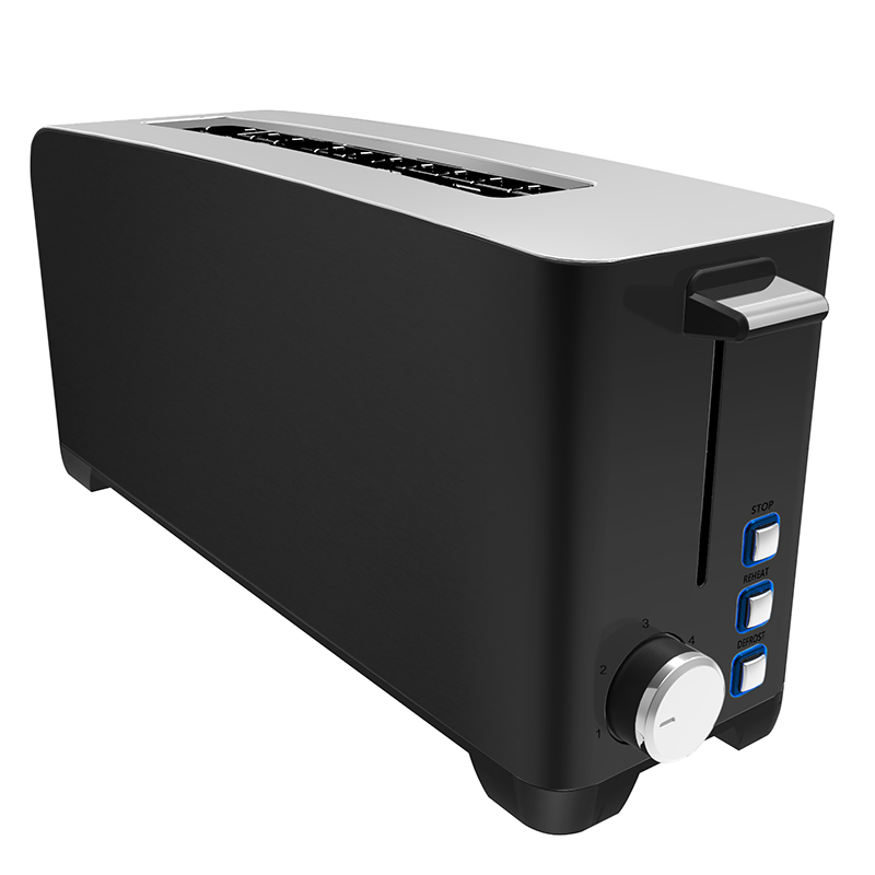 Tenfly 2 Slice Toaster Factory Custom Stainless Steel Single Slot Bread Toaster