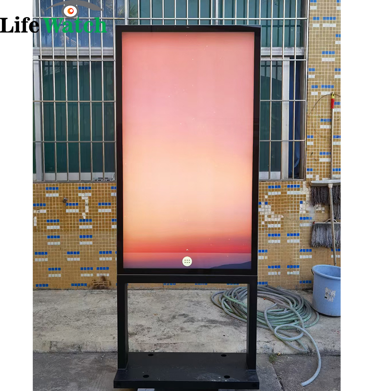 Outdoor 32-Inch IP65 Waterproof Advertising LCD Panel Kiosk Display Screen with Android Windows System