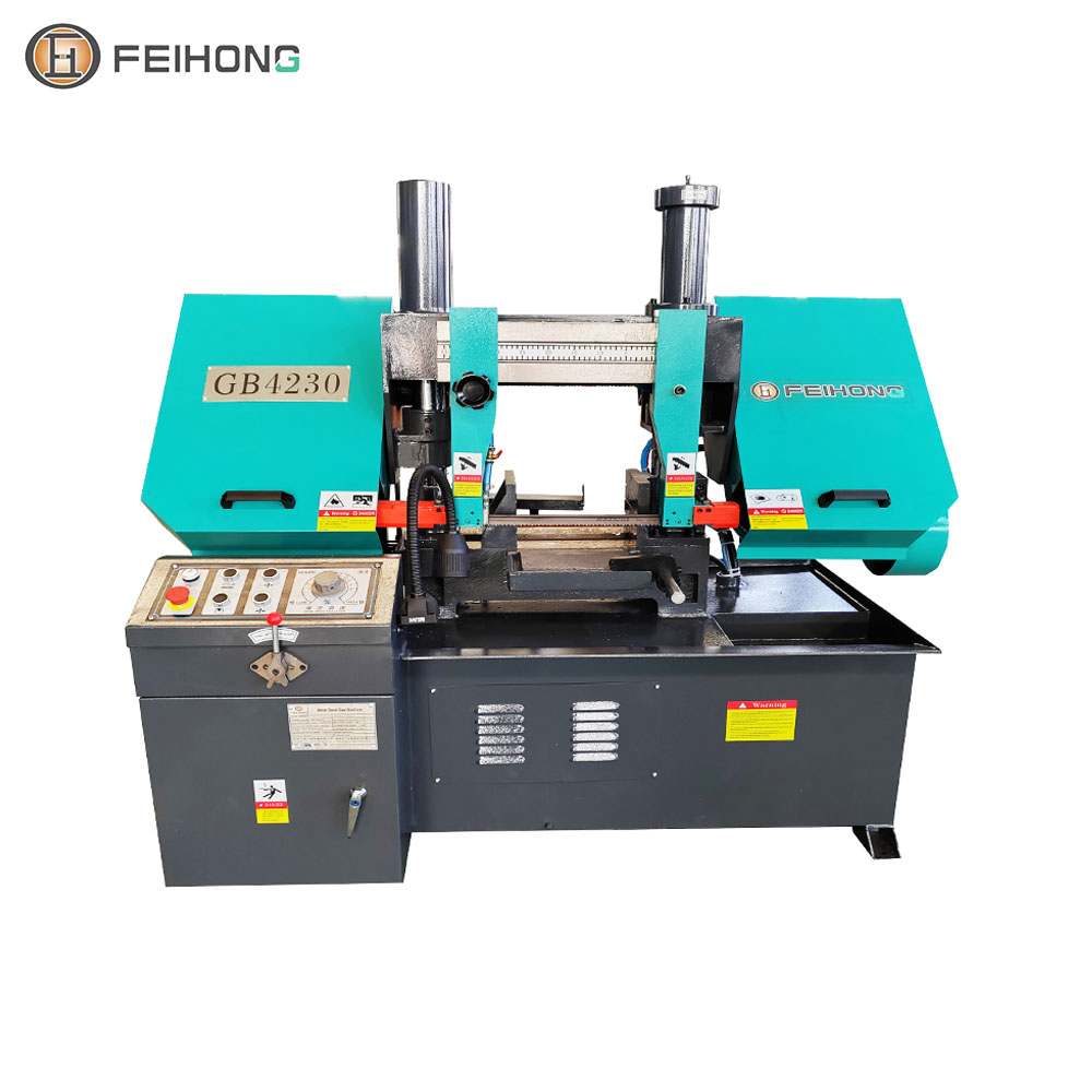 Ленточная пила по металлу двухколонная промышленная