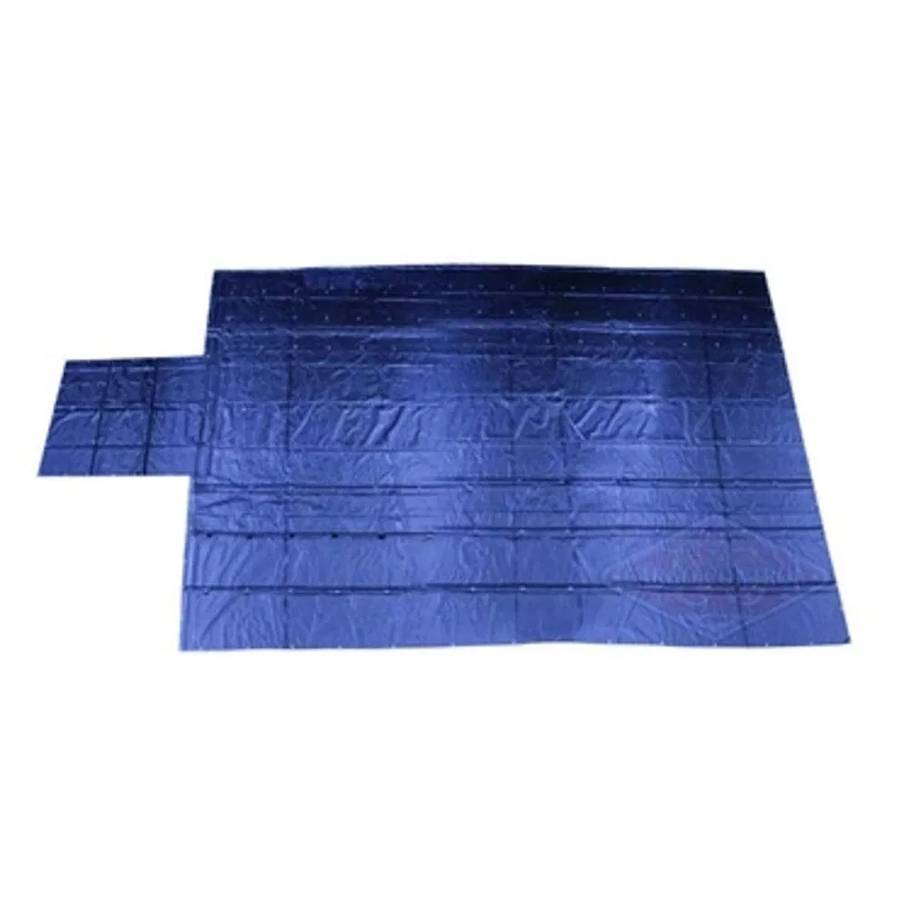 Black 18 Oz 20 Oz Waterproof Lumber Tarp with UV Treated