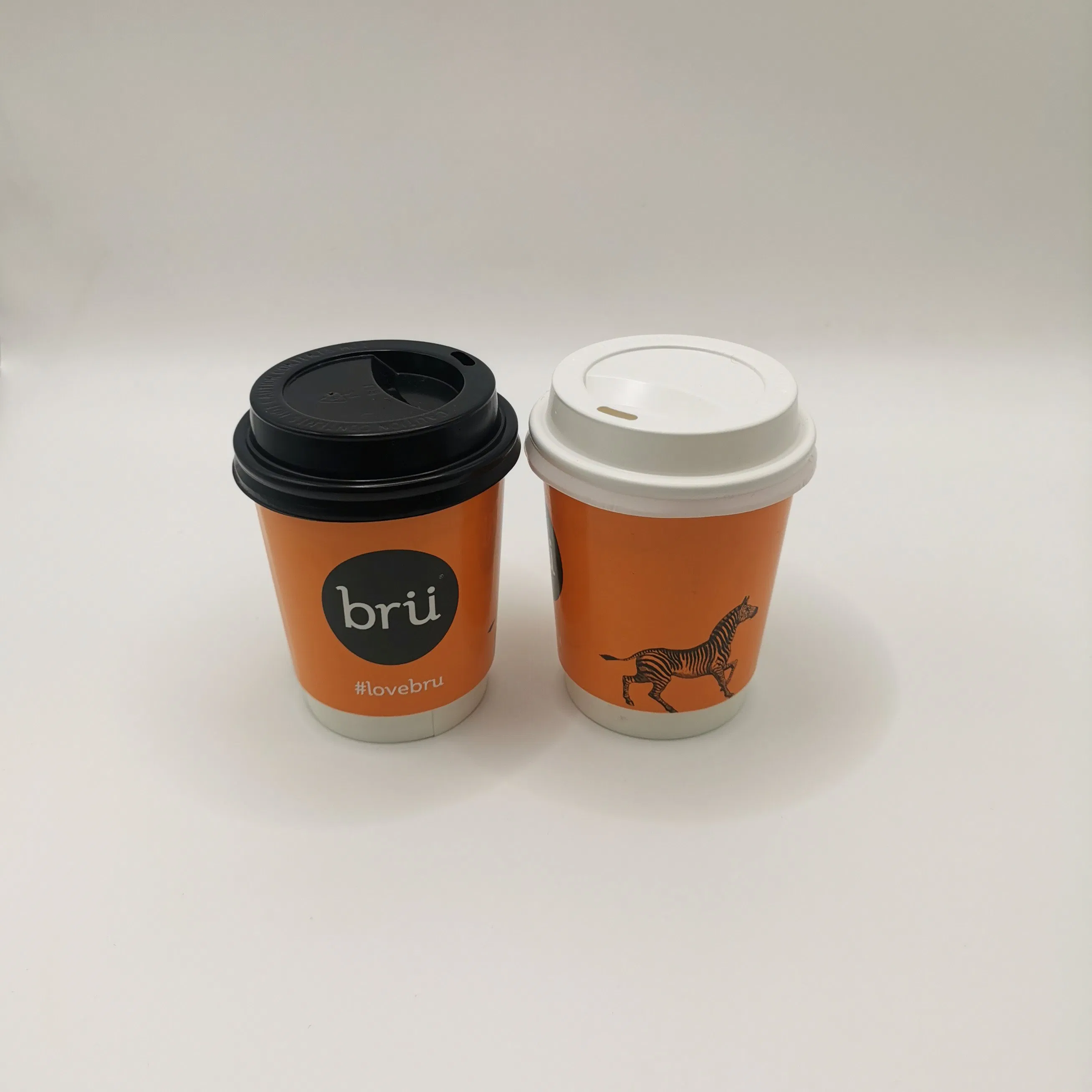 Eco-Friendly Custom Logo Printed 8oz 12oz 22oz Heat-Resistant Double Wall Hot Drinking Beverage Tea Coffee Paper Cup with Lid