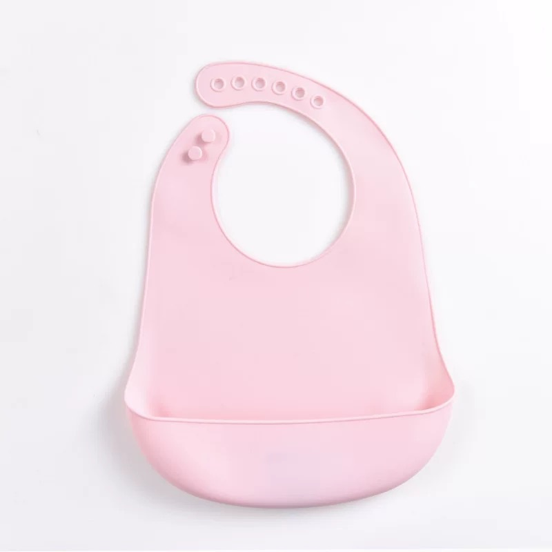 Hot Selling Baby Eating Waterproof Summer Light Silicone Dental Bibs