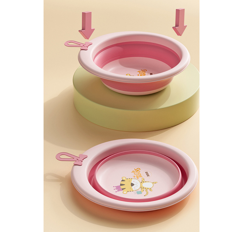 Folding Wash Basin Baby Products, Portable Plastic Folding Washing Basin