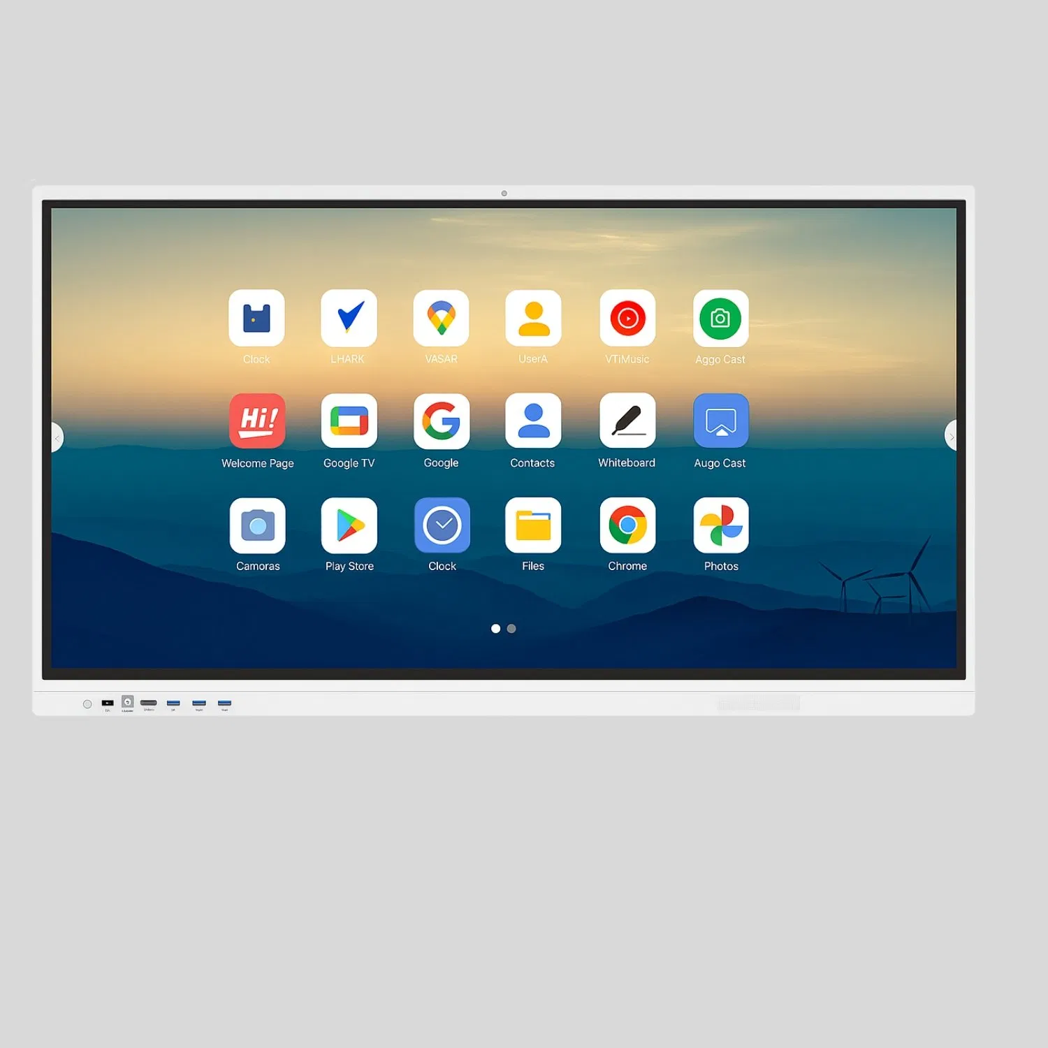 2025 NEW Customize EDLA certified OPS Interactive flat panel display touch monitor dual OPS With CE ROHS FCC