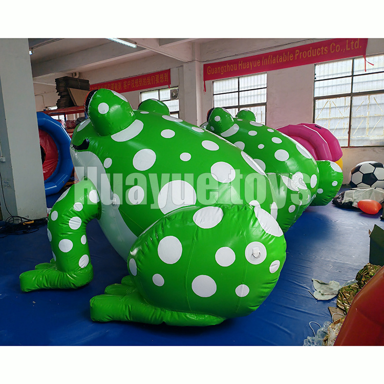Hot Selling 3 Meters Inflatable Green Frog Animal Character Inflatable Floating Water Frog Animals Toy Big Model for Commercial
