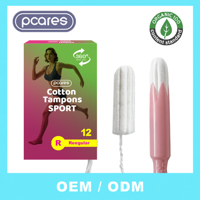 Organic Cotton Silver Finger Applicator Tampons Wholesale Cachet Tampons for DOT Cross Styles Anti-Static Melt-Blow Techniques Anitary Towel
