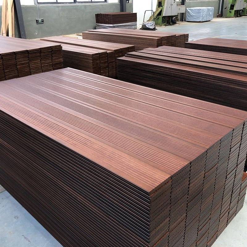 Bamboo Flooring Indoor Horizontal Tongue Groove Decking Engineered Bamboo Floors